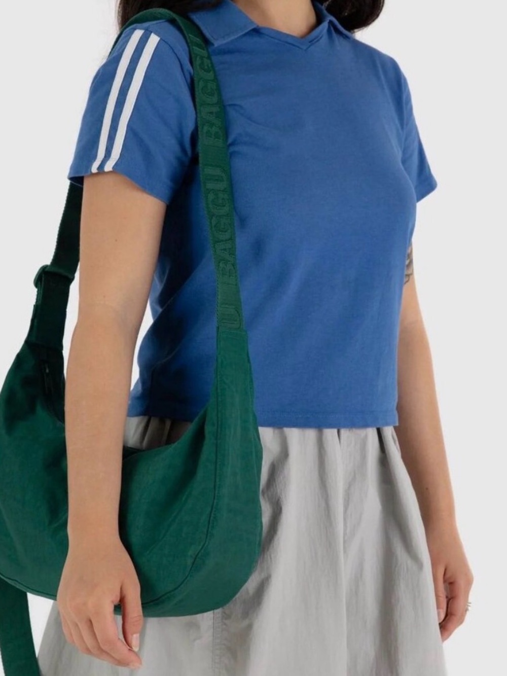 Medium BAGGU Crescent Bag - Cyprus